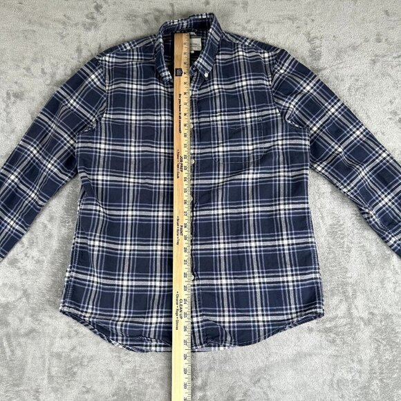 Denim & Supply Ralph Lauren Shirt Mens Medium Regular Fit Utility Button Plaid - Picture 3 of 7